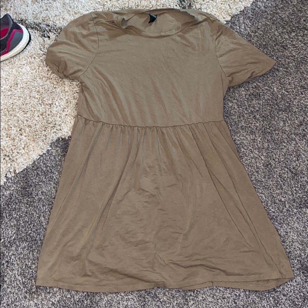 Olive green dress